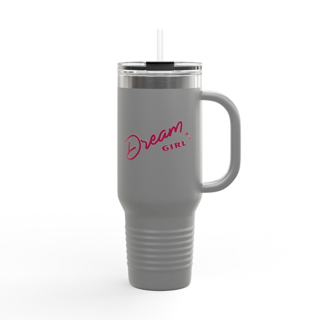 Dark Pink Dream Girl Insulated Travel Mug - 40oz Stylish Drinkware for Adventurers