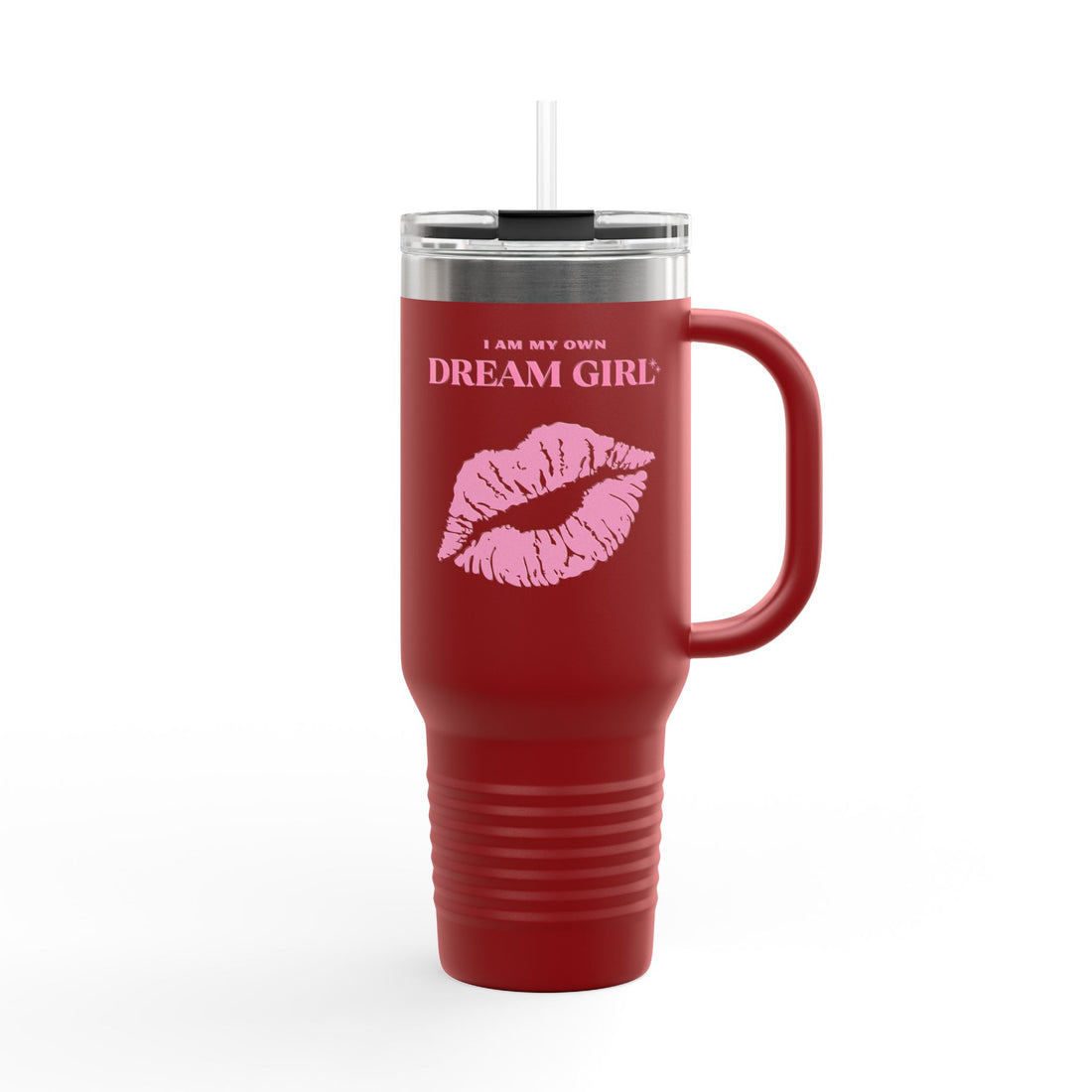 Pink Dream Girl Insulated Travel Mug - 40oz Stylish Drinkware for Adventurers